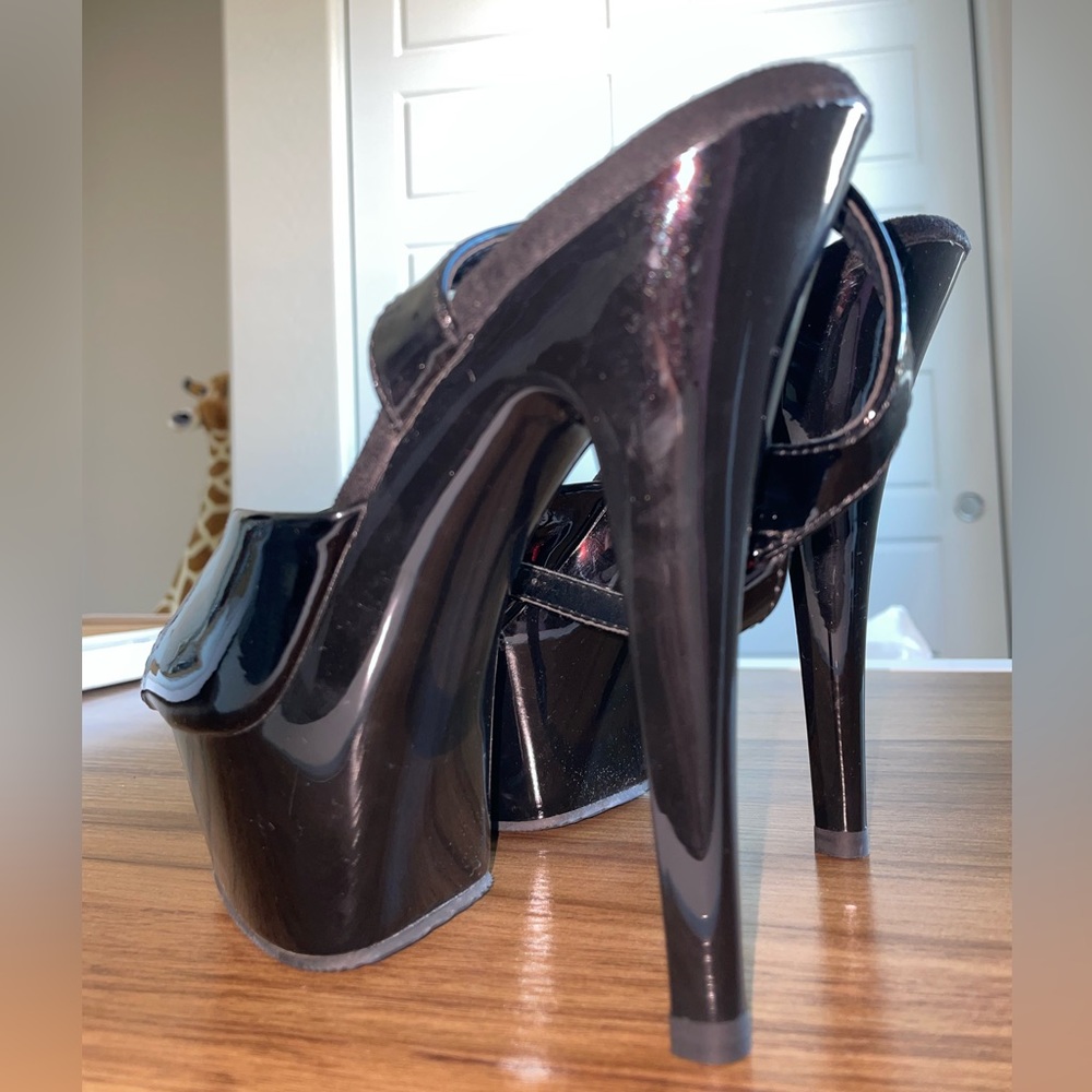 Black Pleaser Heels